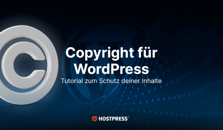 Copywright für WordPress