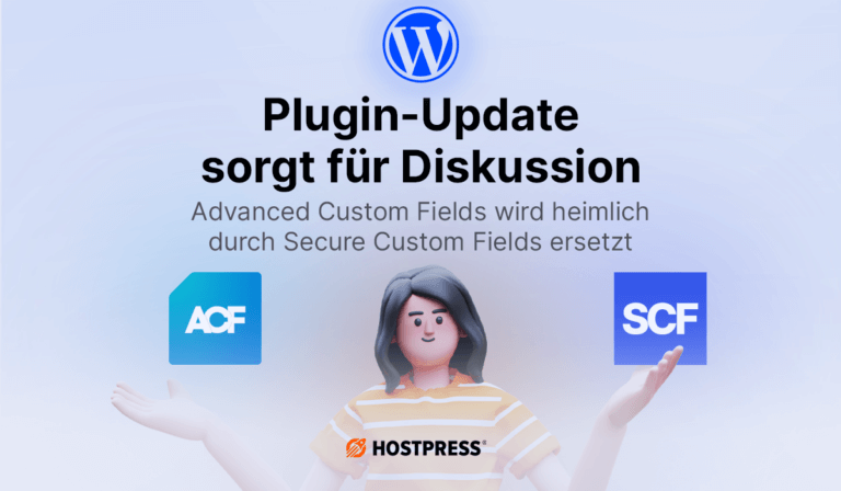 Beitragsbild – Plugin Update sorgt für Kontorverse ACF wird zu SCF