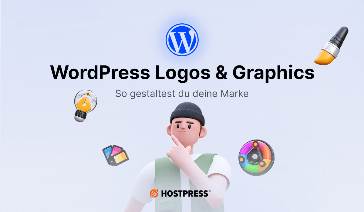 Beitragsgrafik: WordPress Logo & Graphics – So gestaltest du deine Marke